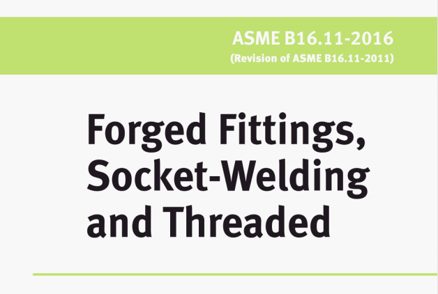 ASME B16.11:2016 pdf download